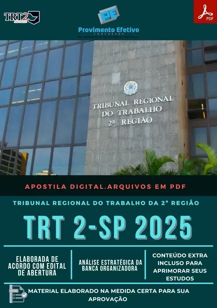 Apostila TRT 2 SP Medicina Clínico Geral 2025