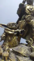 Star Wars The Mandalorian And Grogu Diorama 3d - Foto 2