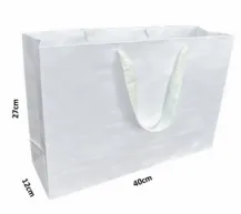 sacolas Branca, Kraft ou Preta 27,0 x 40,0 x 12,0 Imagem