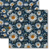 SC-960- Bordado Jeans 3 - Papel para Scrapbook Dupla Face