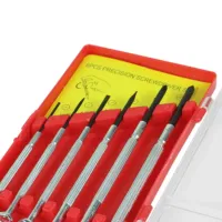 Jogo Mini Chave De Fenda E Fenda Cruzada - Precisão 6 Peças - Foto 3