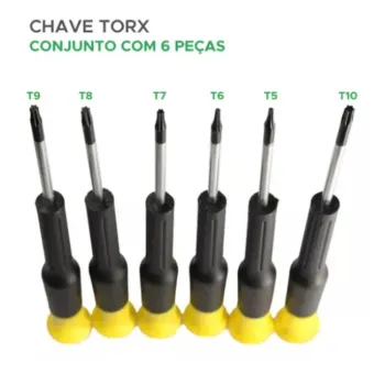 Mini Ferramentas De Precisão Jogo De Chaves Torx 6 Peças - Foto 2