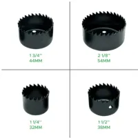 Jogo Serra Copo Kit 5 Peças Para Madeira Gesso Pvc Plástico - Foto 4