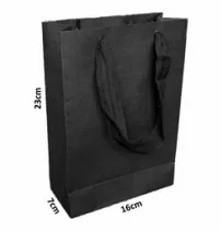 sacolas Preta, Azul marinho, Branca, Off White e lilas 23,0 x 16,0 x 7,0 Imagem