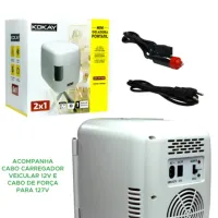 Mini Geladeira Portátil 4L 12v 127v Casa, Carro, Van, Ônibus - Foto 5