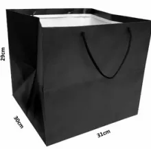 sacolas Preta 29,0 x 31,0 x 30,0 Imagem