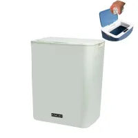 Lixeira sensor automática banheiro cozinha lixo inteligente cor Branco Kokay 056-0035