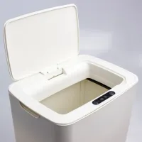 Lixeira sensor automática banheiro cozinha lixo inteligente cor Branco Kokay 056-0035 - Foto 3
