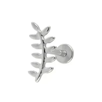 Labret em Titânio 1.2mm RAMO 11 Petalas - TIT14