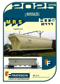  Vagão Hopper Tanque MRS -2111-  3 Numerações 