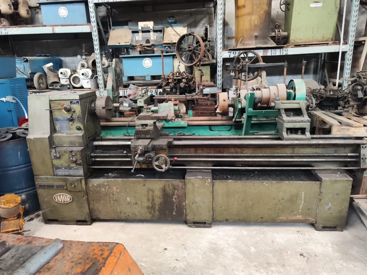 Torno mecânico Imor Oficina 650 2200 x 650 mm - Cód. 462
