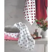 KIT 2PÇ TOALHA DE BANHO  PRISMA  CORAÇAO