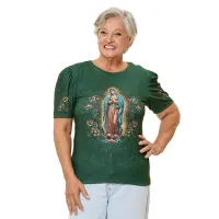 Baby Look Nossa Senhora de Guadalupe - Foto 3