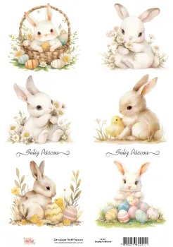 DX-021 - Adesivo Têxtil Páscoa - Tam. 21,0x14,8cm