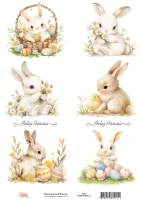 DX-021 - Adesivo Têxtil Páscoa - Tam. 21,0x14,8cm