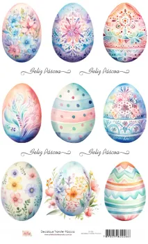 DT-026 - Adesivo Transfer Páscoa- Tam. 21,0x14,8cm