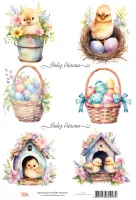 DT-028 - Adesivo Transfer Páscoa- Tam. 21,0x14,8cm