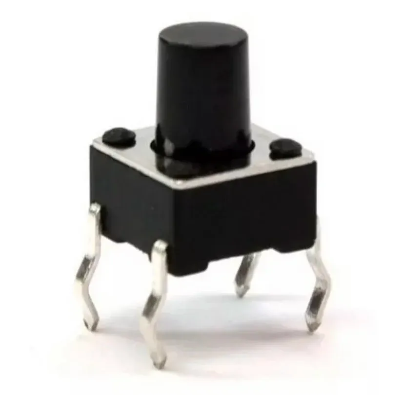 CHAVE TACTIL 6X6X9,5MM 4 TERMINAIS