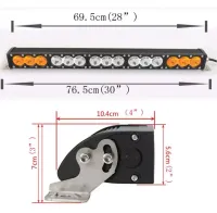 BARRA DE LED ESTILO BAJA 150W DUAL COLOR 70CM - Foto 2