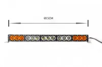 BARRA DE LED ESTILO BAJA 150W DUAL COLOR 70CM - Foto 5