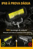 PAR SPOTS LED BLACK 60W OFFROAD 4,6