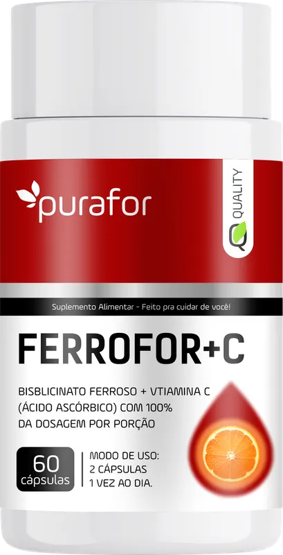Ferrofor – Purafor | Suplemento de Ferro em Cápsulas