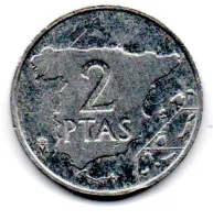 Espanha - 1984 - 2 Pesetas - Foto 2