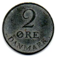 Dinamarca - 1957 - 2 Ore - Foto 2