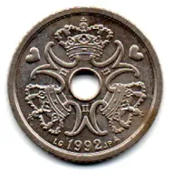 Dinamarca - 1992 - 1 Krone