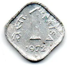 Índia - 1972 - 1 Paisa