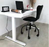 Mesa Ergonômica 1350 com Regulagem de Altura Elétrica com Entrada Usb em Tamburato 50mm Premium - Foto 8