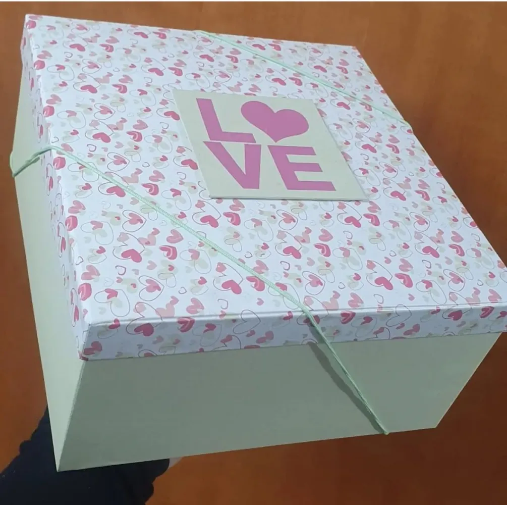 26,0 x 23,0 x 9,5 - Tampa e Fundo Cartonagem - Personalizada