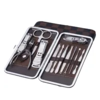 Kit Cuidado De Unha Portátil 12pcs + Estojo Couro Sintético - Foto 6