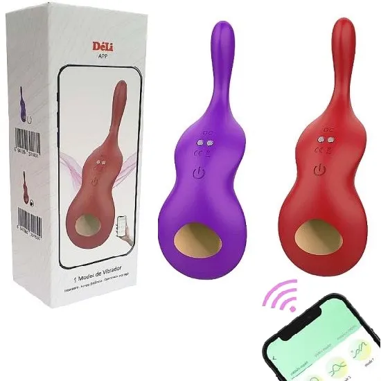 Vibrador de Calcinha via APP à Longa Distância  USB Déli - 8287