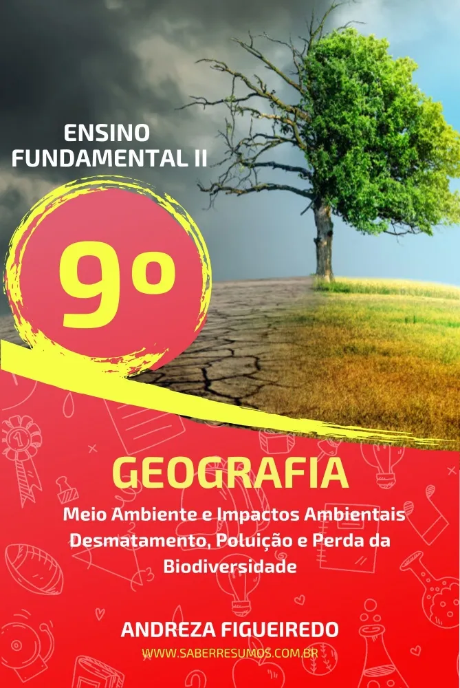 866 - Geografia - Meio Ambiente e Impactos Ambientais - Desmatamento, Poluição e Perda da Biodiversidade - 9º ano - PDF com 16 páginas