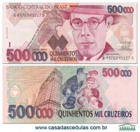 C233 - 500000 Cruzeiros (Mario de Andrade)  - Fe