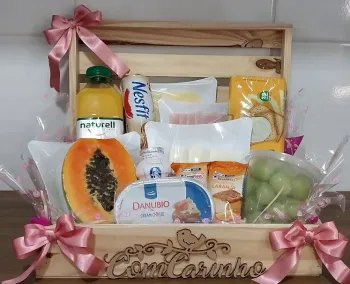 Cesta de café da manhã especial pra você