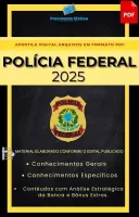 Apostila Polícia Federal 2025 Nutricionista