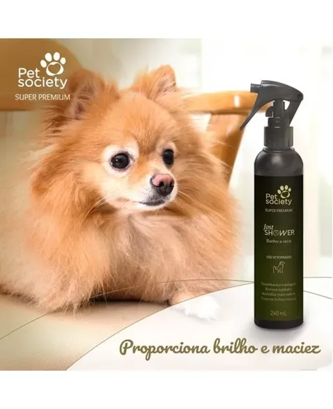 Banho a seco Pet Society - Fast Shower