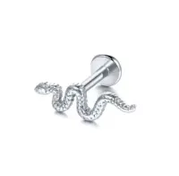 Labret em TITÂNIO SNAKE 651
