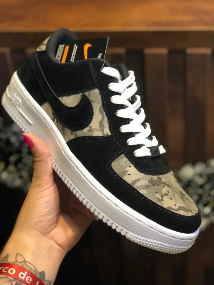    Tênis Nike air force camuflado   