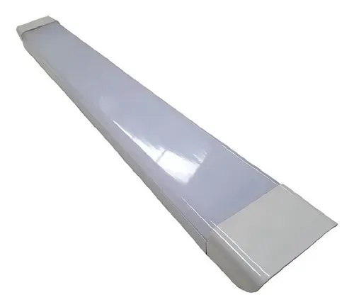 Luminaria Tubular Sobrepor Led Slim 80w Branco Frio 120cm Imagem