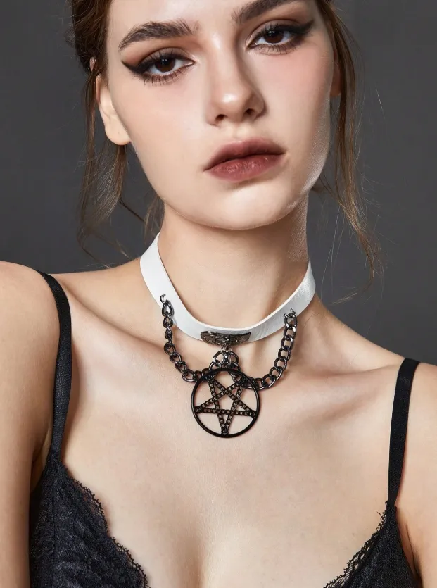 CHOCKER PENTAGRAMA Imagem