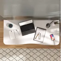 Mesa Ergonômica 1350 com Regulagem de Altura Elétrica com Entrada Usb em Tamburato 50mm Premium - Foto 9