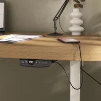 Mesa Ergonômica 1350 com Regulagem de Altura Elétrica com Entrada Usb em Tamburato 50mm Premium - Foto 5