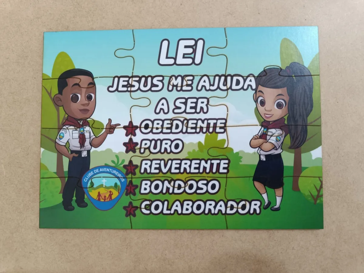  Quebra cabeça Lei dos Aventureiros