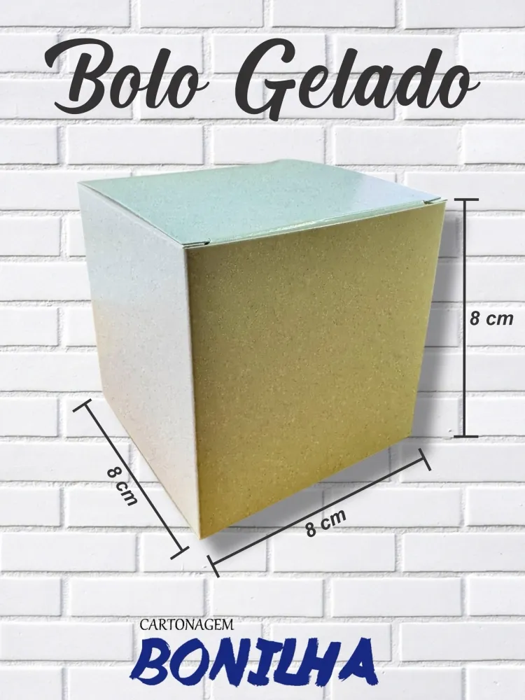 Caixa para Bolo Gelado Imagem