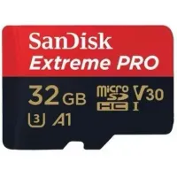 Cartão de Memória Micro SD SANDISK 32 GB Extreme PRO - V30 c/Adaptador SD