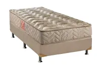 Base solteiro + Colchão  solteiro Espuma D33 88 x 14 cm  Pasquale Paropas promoção - Foto 2