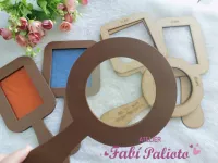 G1.872  Gabarito de Moldes em MDF Trio Lupa - Foto 4